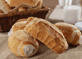 Pão Francês Tradicional Cru Congelado 8x3kg
